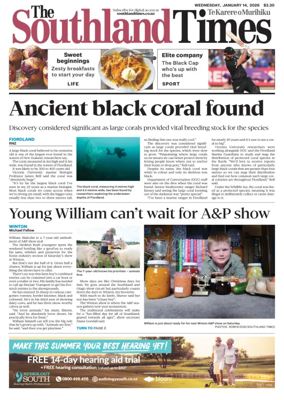 Cover of The Southland Times