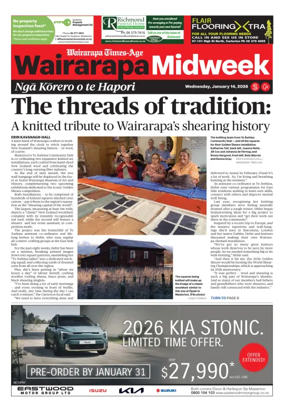 Cover of Wairarapa Times-Age Midweek