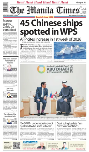 Cover of The Manila Times