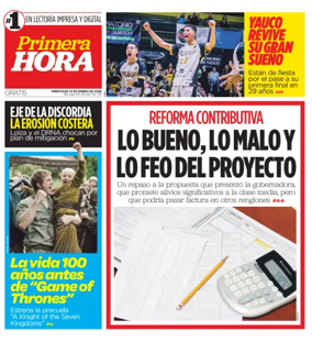 Cover of Primera Hora