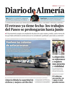 Cover of Diario de Almeria