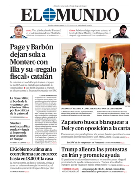 Cover of El Mundo Madrid