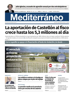 Cover of El Periodico Mediterraneo