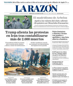 Cover of La Razon (Madrid)