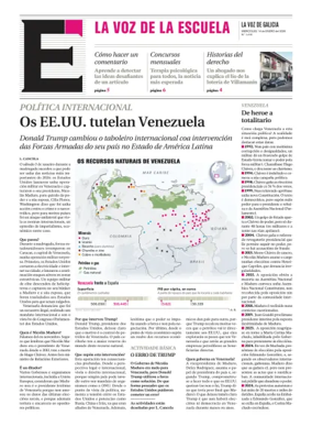 Cover of La Voz de Galicia (Arousa) - La Voz de la Escuela