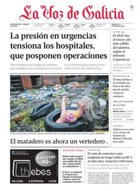 Cover of La Voz de Galicia (Deza)