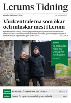 Cover of Lerums Tidning