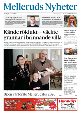 Cover of Melleruds Nyheter