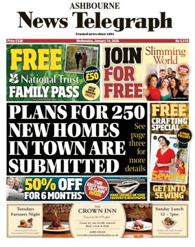 Cover of Ashbourne News Telegraph