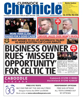 Cover of Cumnock Chronicle