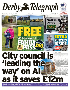 Cover of Derby Telegraph