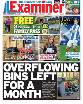 Cover of Huddersfield Daily Examiner