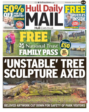 Cover of Hull Daily Mail