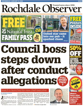 Cover of Rochdale Observer