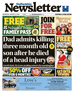 Cover of Staffordshire Newsletter