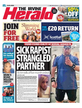 Cover of The Irvine Herald and Kilwinning Chronicle