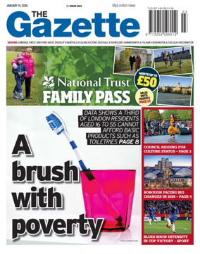 Cover of Uxbridge Gazette
