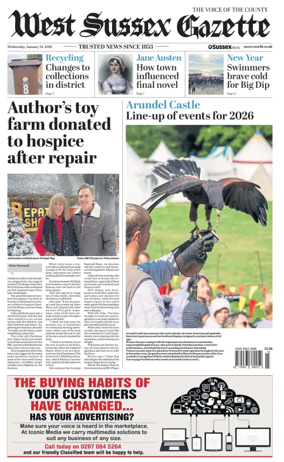 Cover of West Sussex Gazette