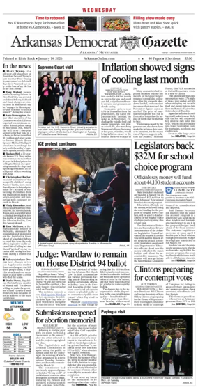 Cover of Arkansas Democrat-Gazette