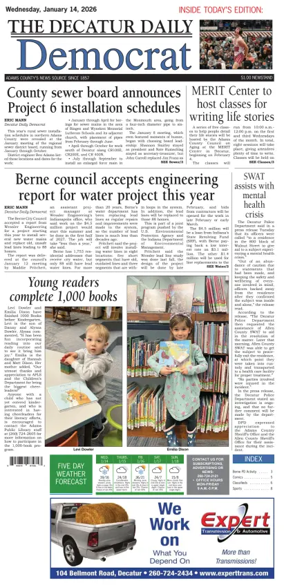 Cover of The Decatur Daily Democrat