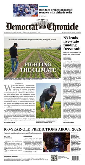 Cover of Democrat and Chronicle