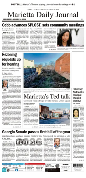 Cover of Marietta Daily Journal