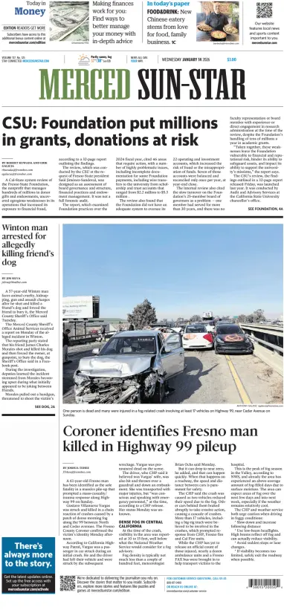 Cover of Merced Sun-Star