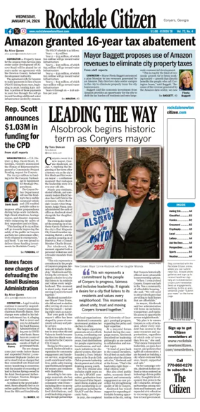 Cover of Rockdale Citiizen