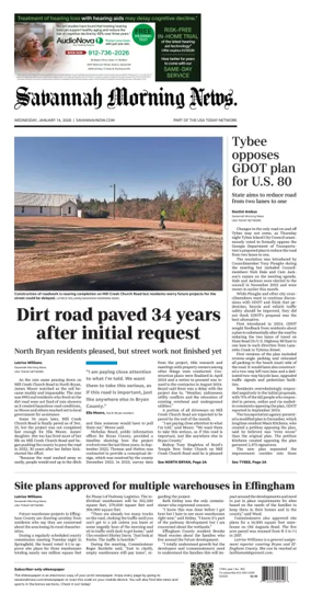 Cover of Savannah Morning News