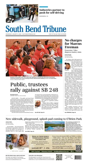 Cover of South Bend Tribune