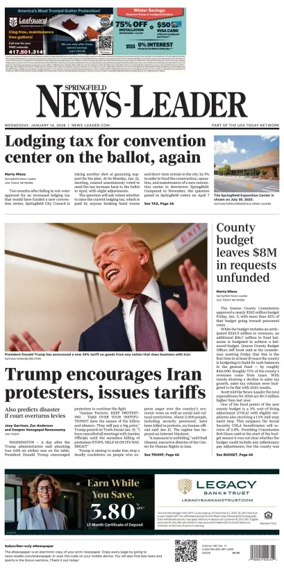 Cover of Springfield News-Leader