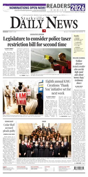 Cover of Starkville Daily News