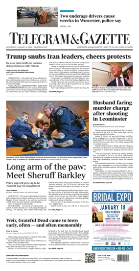 Cover of Telegram & Gazette