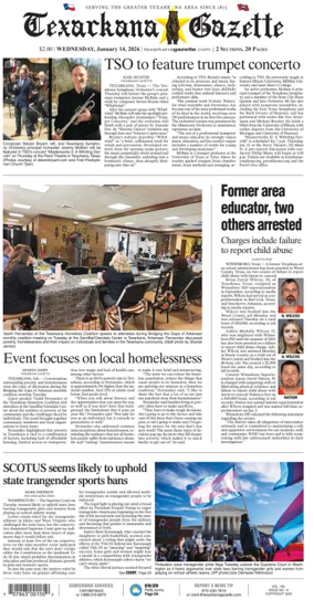 Cover of Texarkana Gazette