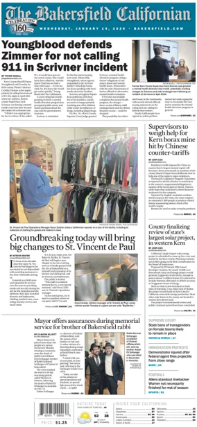 Cover of The Bakersfield Californian