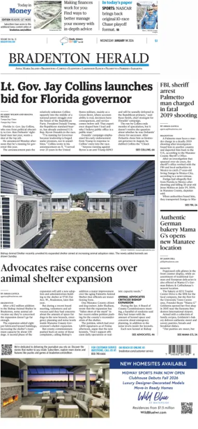 Cover of The Bradenton Herald