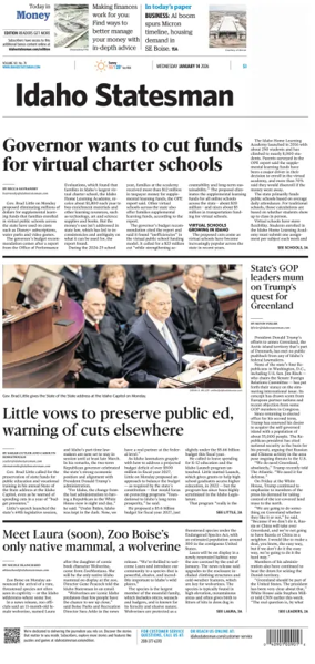 Cover of The Idaho Statesman