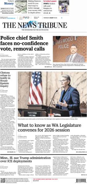 Cover of The News Tribune