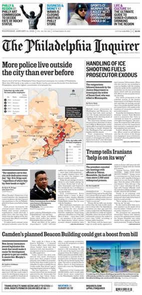 Cover of The Philadelphia Inquirer (South Jersey edition)