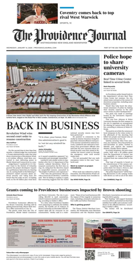 Cover of The Providence Journal