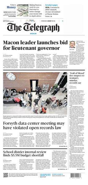 Cover of The Telegraph (Macon)