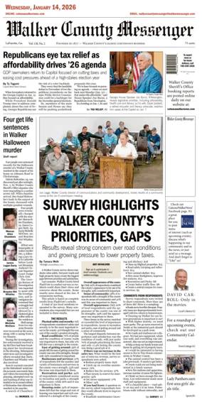 Cover of Walker County Messenger
