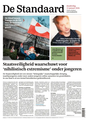 Cover of De Standaard