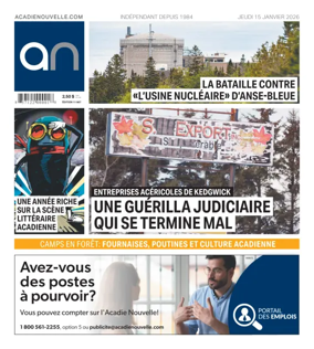 Cover of Acadie Nouvelle