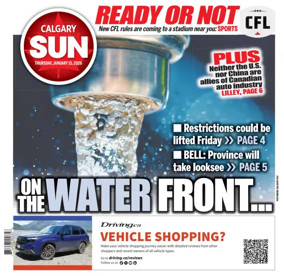 Cover of Calgary Sun