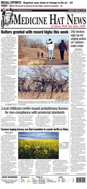 Cover of Medicine Hat News