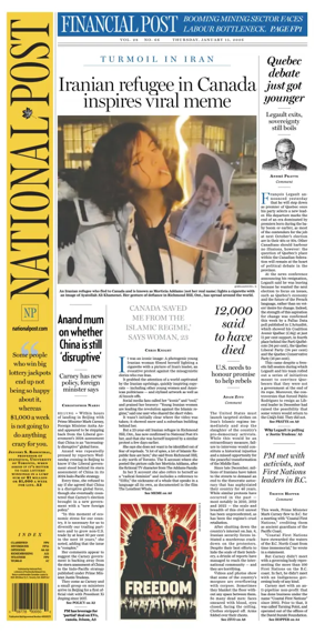 Cover of National Post - (Latest Edition)