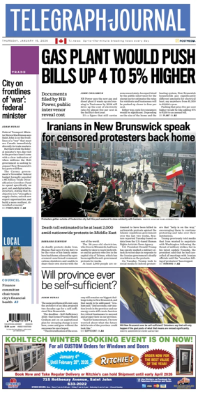 Cover of Telegraph-Journal