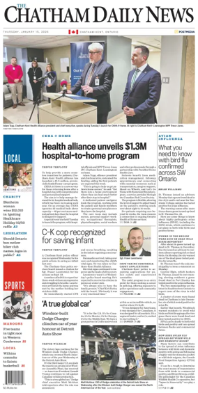 Cover of The Chatham Daily News