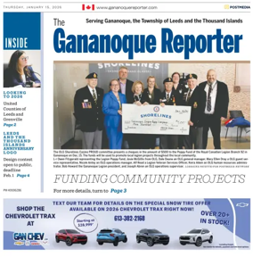 Cover of The Gananoque Reporter